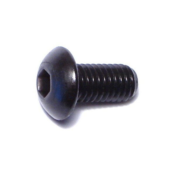 Midwest Fastener M5-0.80 Socket Head Cap Screw, Button, Black Oxide Steel, 10 mm Length, 12 PK 75961 - main